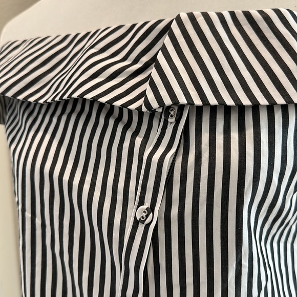 Intermix Striped Off Shoulder Top New - Picture 6 of 10